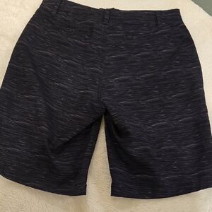 Men's Black Patterned Shorts